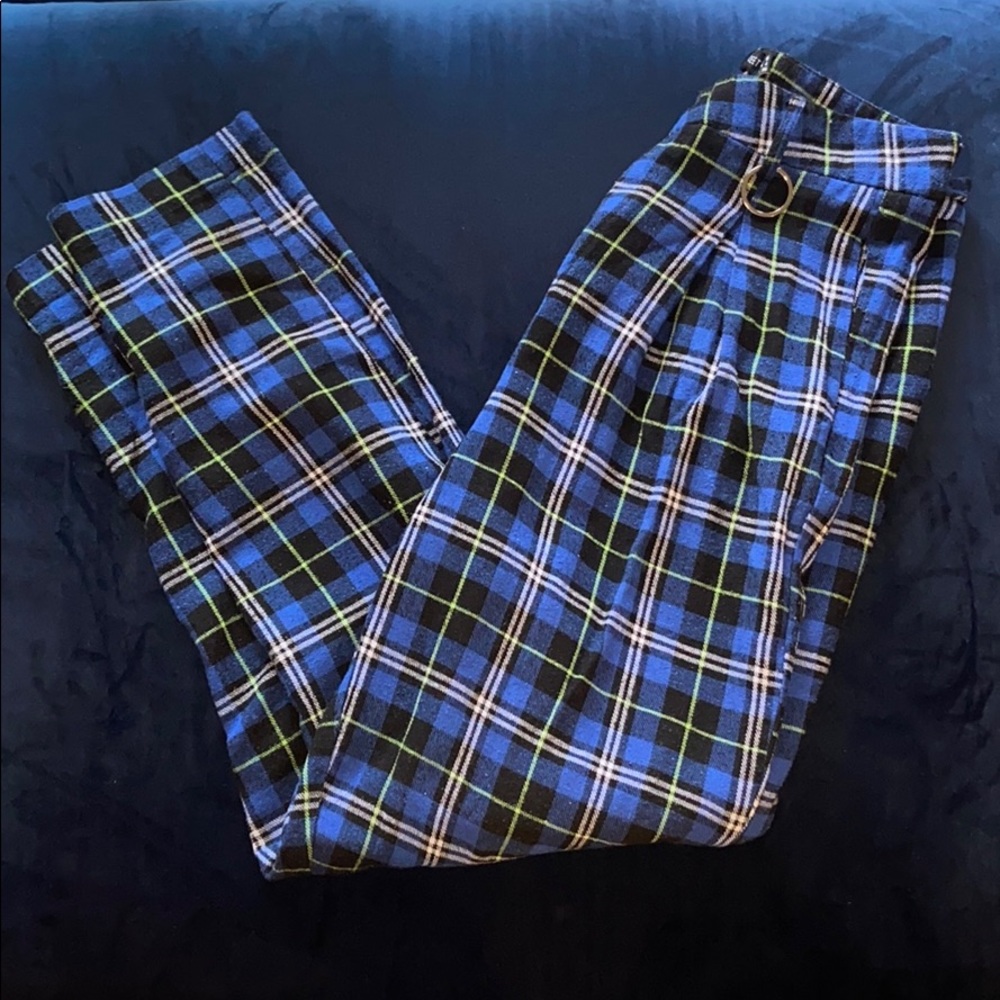 Daisy street cigarette cargo pants chain plaid - Picture 4 of 4